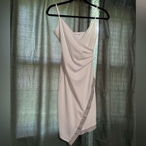 Emerald Sundae white short dress size small. Worn once in brand new condition.